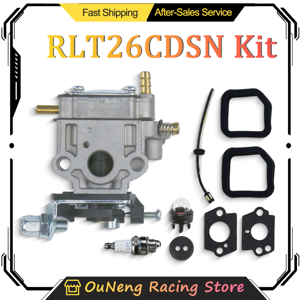 Gardening Tools Shop - ชุดคาร์บูเรเตอร์เครื่องตัดหญ้า พร้อมท่อส่งน้ำมัน สำหรับ Rlt26cdsn Homelite HlT25CNB