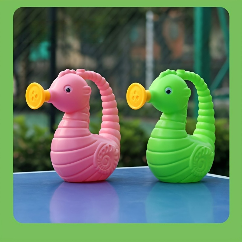 Gardening Tools Cartoon - บัวรดน้ำสำหรับเด็ก ของเล่นรดน้ำสวนดอกไม้ ชายหาด ทราย รูปการ์ตูนม้าน้ำ อุปกรณ์ทำสวนสำหรับเด็กชาย