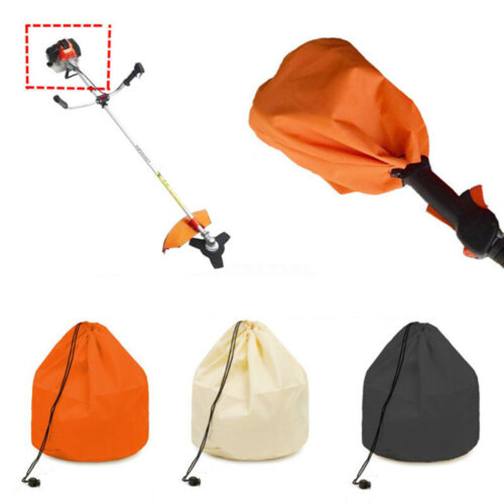 Gardening Tools Basic - ถุงคลุมเครื่องยนต์โพลีเอสเตอร์สำหรับเครื่องตัดหญ้า เลื่อยโซ่ยนต์ เลื่อยตัดกิ่ง สำหรับเครื่องตัดหญ้าแบบ Edger อะไหล่เครื่องตัดหญ้า