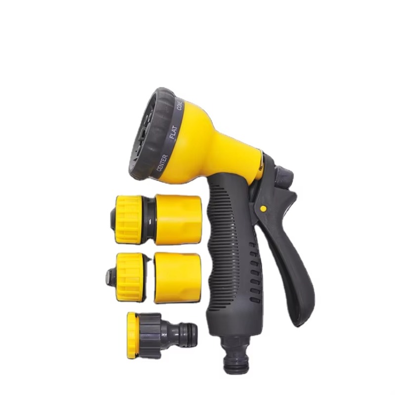 Gardening Tools High Quality - ชุดหัวฉีดน้ำรดต้นไม้คุณภาพสูง 8 รูปแบบ ปรับได้ พกพาสะดวก