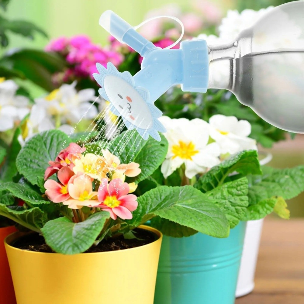 Gardening Tools Cartoon - หัวฉีดน้ำรดต้นไม้แบบการ์ตูน ใช้งานง่าย พร้อมฝาขวด หัวฉีดน้ำแบบพ่นฝอยสำหรับสวน
