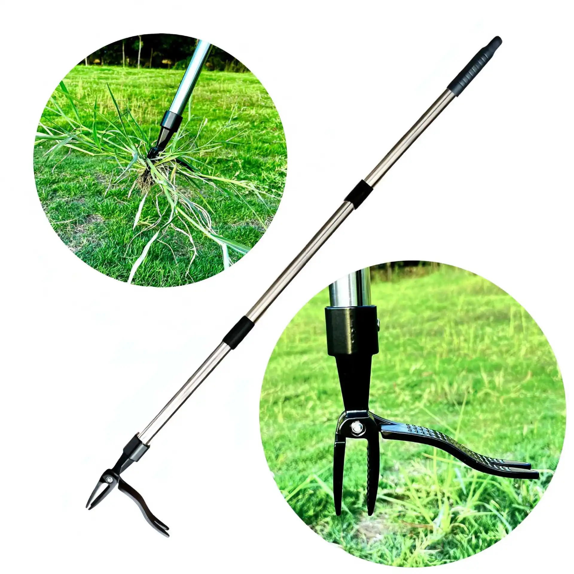 Gardening Tools Needed - ประหยัดแรงงานมือโลหะวัชพืช EXTRACTOR ไม่จําเป็นต้อง BEND Over Stand-Up