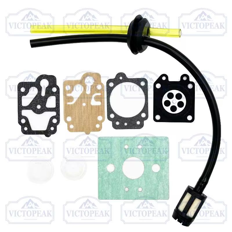 Gardening Tools Repair - ชุดซ่อมคาร์บูเรเตอร์สำหรับเครื่องตัดหญ้า 40-5 พร้อมท่อเชื้อเพลิงและไส้กรองอะไหล่เครื่องมือทำสวน