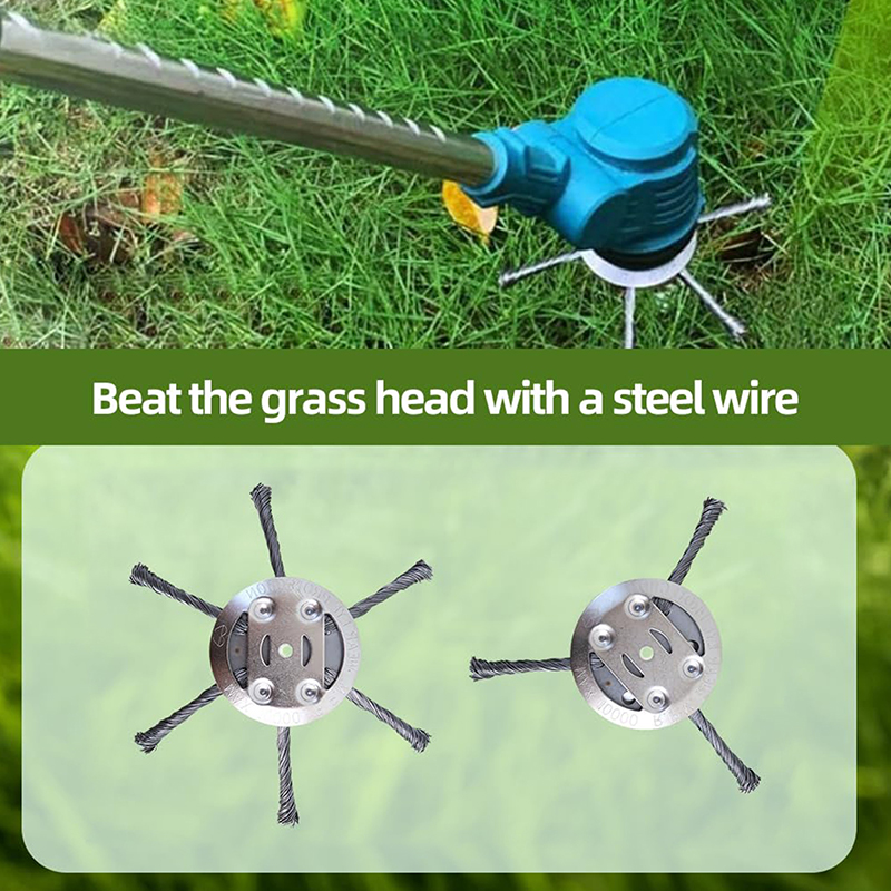 Gardening Tools To Remove Grass - หัวตัดหญ้าแบบลวดเหล็ก, หัวตัดหญ้าแบบใช้สายใหม่ปี 2025, หัวตัดหญ้าแบบลวด, เครื่องมือกำจัดวัชพืช