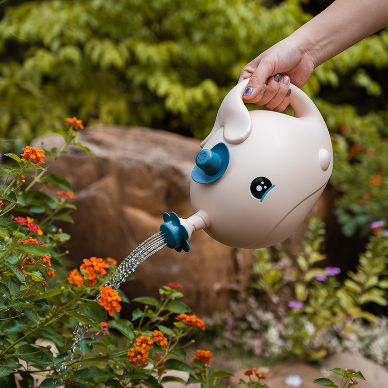 Gardening Tools Cartoon - บัวรดน้ำการ์ตูนเด็กน่ารัก เครื่องมือทำสวน ฉีดพ่นดอกไม้ กระถางรดน้ำไม้อวบน้ำแบบหนา