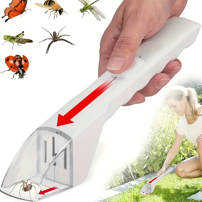 Gardening Tools Needed - เครื่องดักแมลงแบบพกพา 1 ชิ้น พร้อมอุปกรณ์ปล่อยแมลง ไม่ต้องใช้แบตเตอรี่ เครื่องมือดักแมลงเพื่อการควบคุมศัตรูพืชอย่างปลอดภัยสำหรับบ้านและสวน