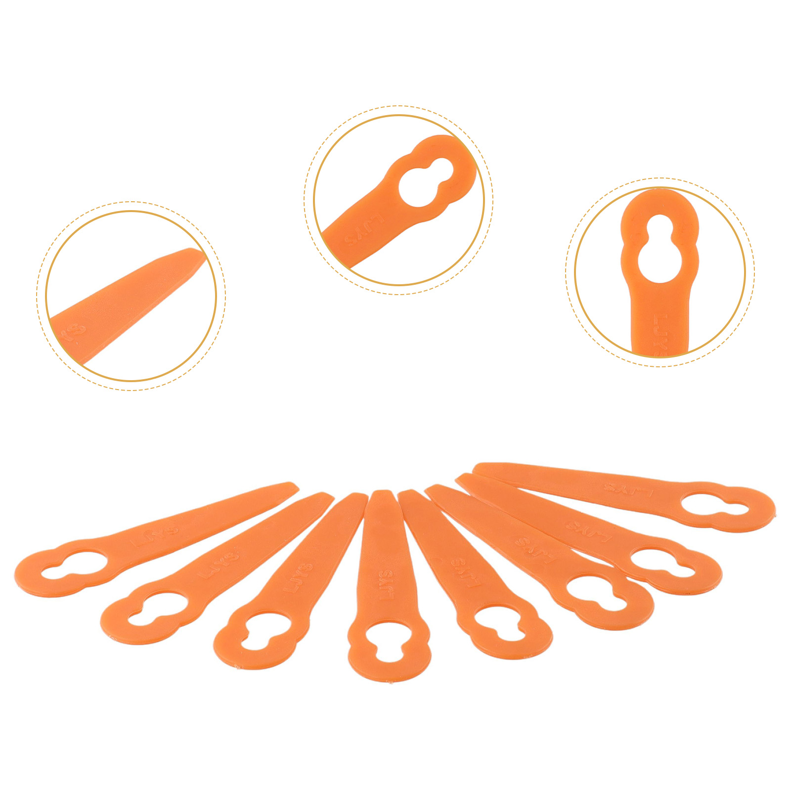 40pcs พลาสติกเครื่องตัดหญ้าใบม - Gardening Tools High Quality บทวิจารณ์และราคา