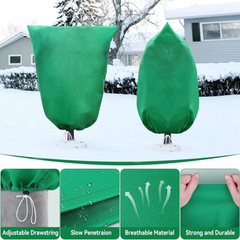 ผ้าคลุมต้นไม้กันหนาวสำหรับพุ่ม - Outdoor Planting Bag บทวิจารณ์และราคา