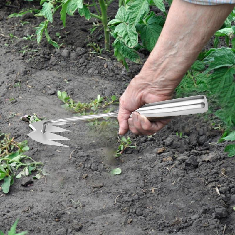 Weeder PULLER เครื่องมือ 4 ฟัน - Gardening Tools To Remove Grass บทวิจารณ์และราคา