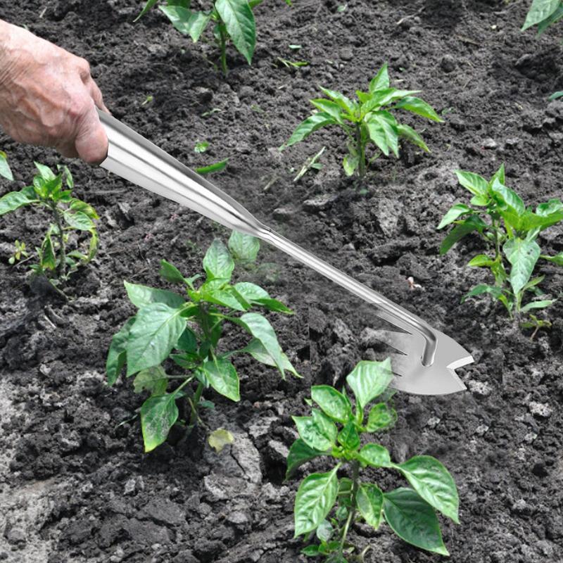 Weeder PULLER เครื่องมือ 4 ฟัน - Gardening Tools To Remove Grass บทวิจารณ์และราคา