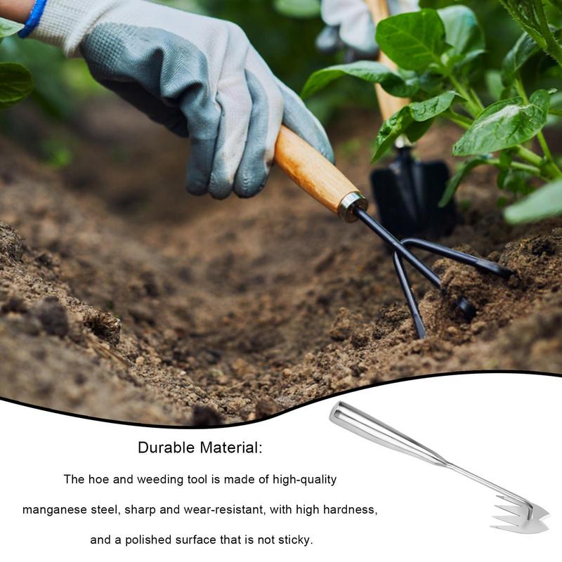 Weeder PULLER เครื่องมือ 4 ฟัน - Gardening Tools To Remove Grass บทวิจารณ์และราคา