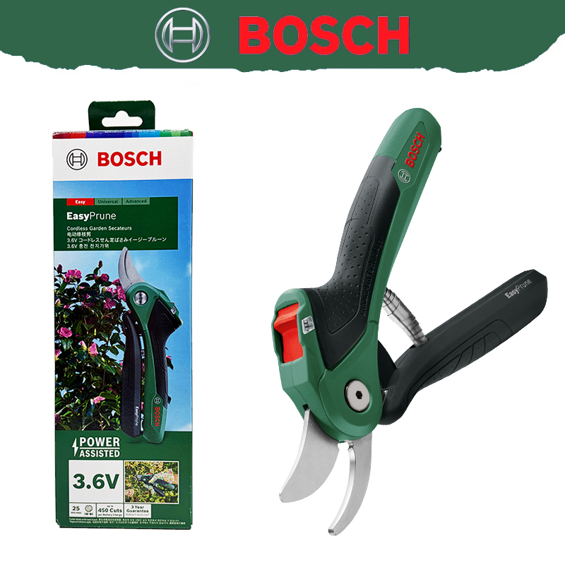 กรรไกรตัดแต่งกิ่งไร้สาย Bosch, - Pruning Shears บทวิจารณ์และราคา