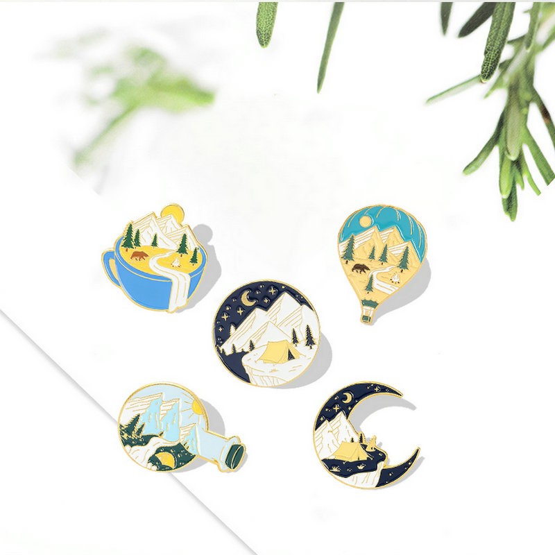 แคมป์ปิ้งผจญภัยEnamel Pins Cus - Outdoor Planting Bag บทวิจารณ์และราคา