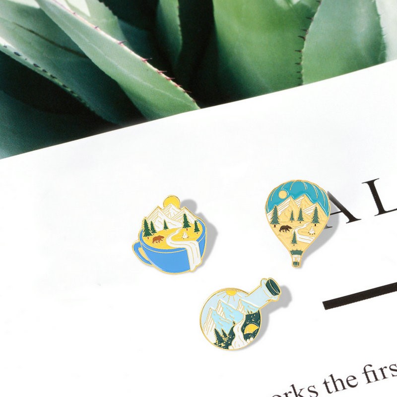 แคมป์ปิ้งผจญภัยEnamel Pins Cus - Outdoor Planting Bag บทวิจารณ์และราคา