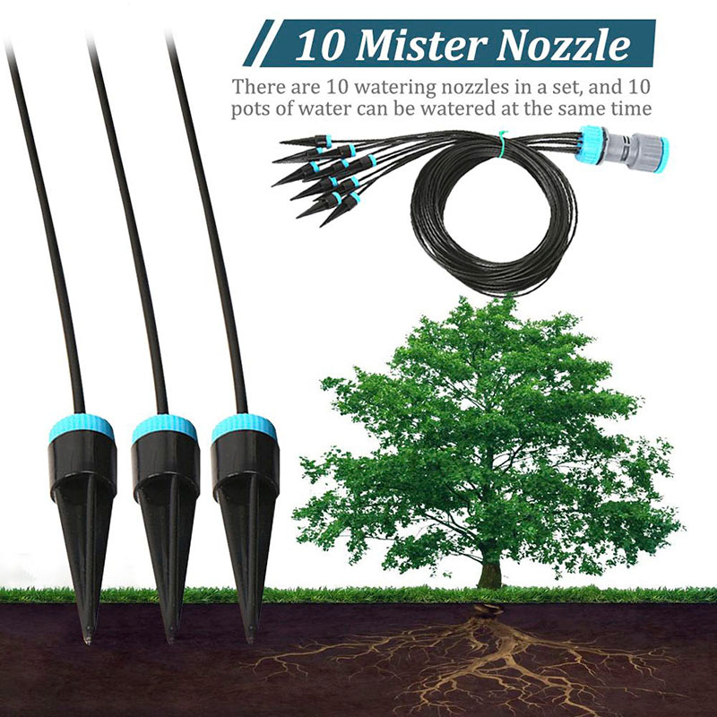 ชุดระบบน้ำหยด 10 ชิ้น ระบบให้น - Root Watering Spike บทวิจารณ์และราคา