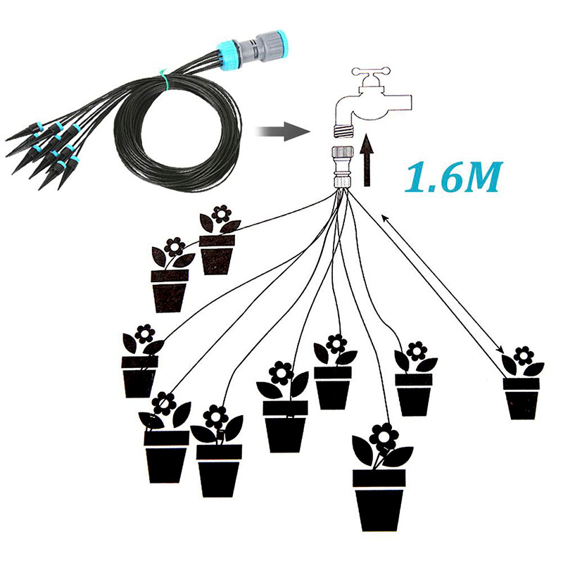 ชุดระบบน้ำหยด 10 ชิ้น ระบบให้น - Root Watering Spike บทวิจารณ์และราคา