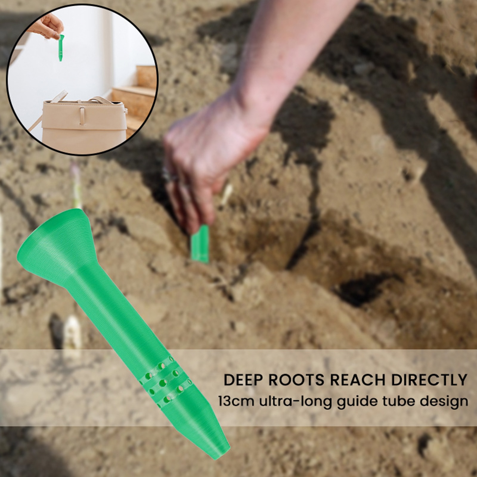 กรวยพลาสติกสำหรับรดน้ำต้นไม้ ข - Root Watering Spike บทวิจารณ์และราคา