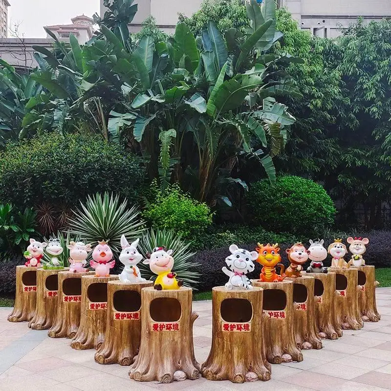 ถังขยะรูปสัตว์การ์ตูนประจำราศี - Gardening Tools Cartoon บทวิจารณ์และราคา