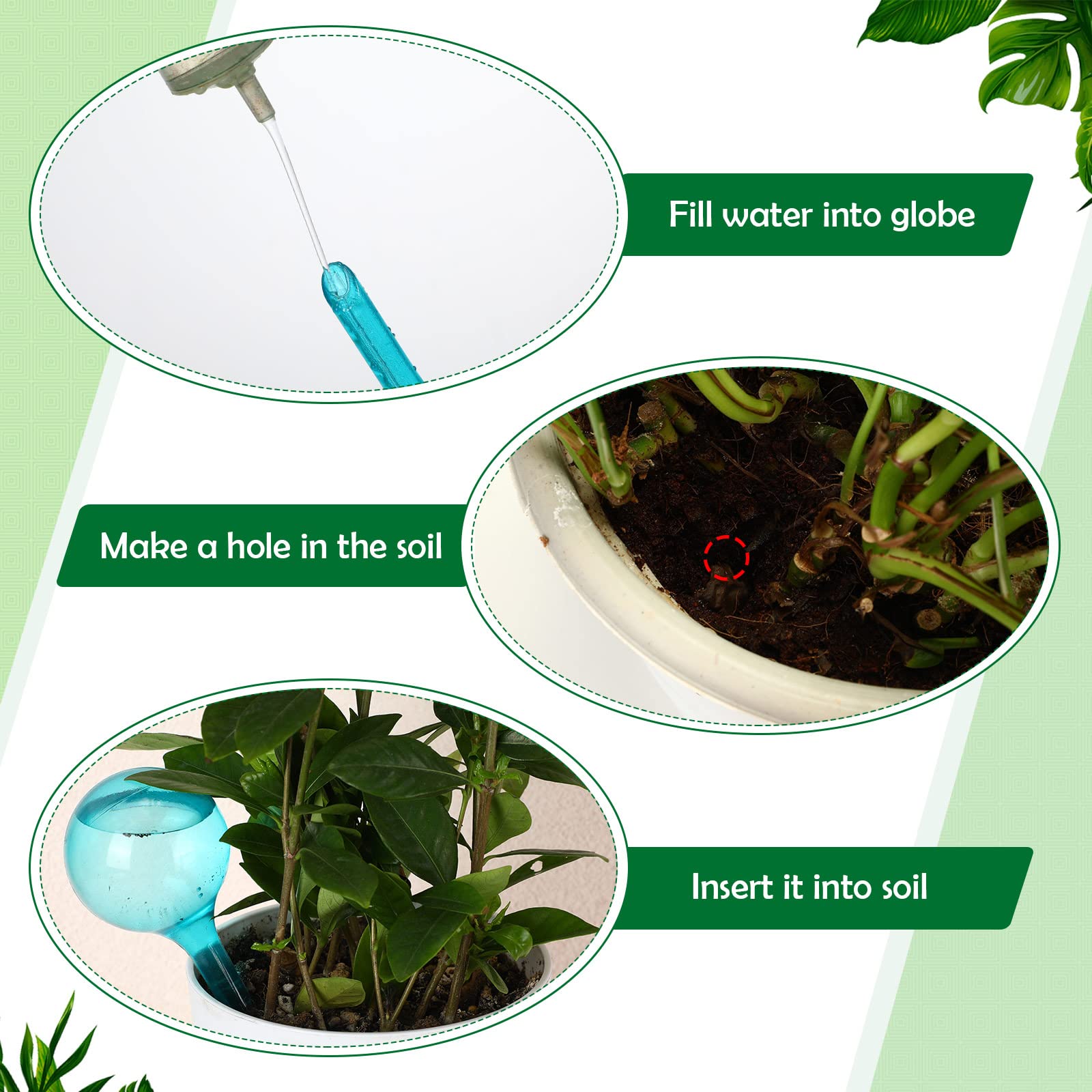 เครื่องป้อนน้ําพืช ลูกบอลพลาสต - Root Watering Spike บทวิจารณ์และราคา