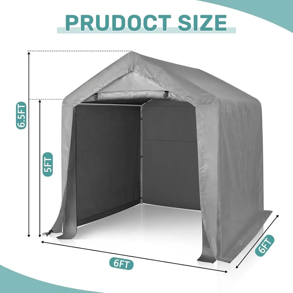 โรงเก็บของกลางแจ้งที่ทนทาน, เต - Gardening Tools Needed บทวิจารณ์และราคา