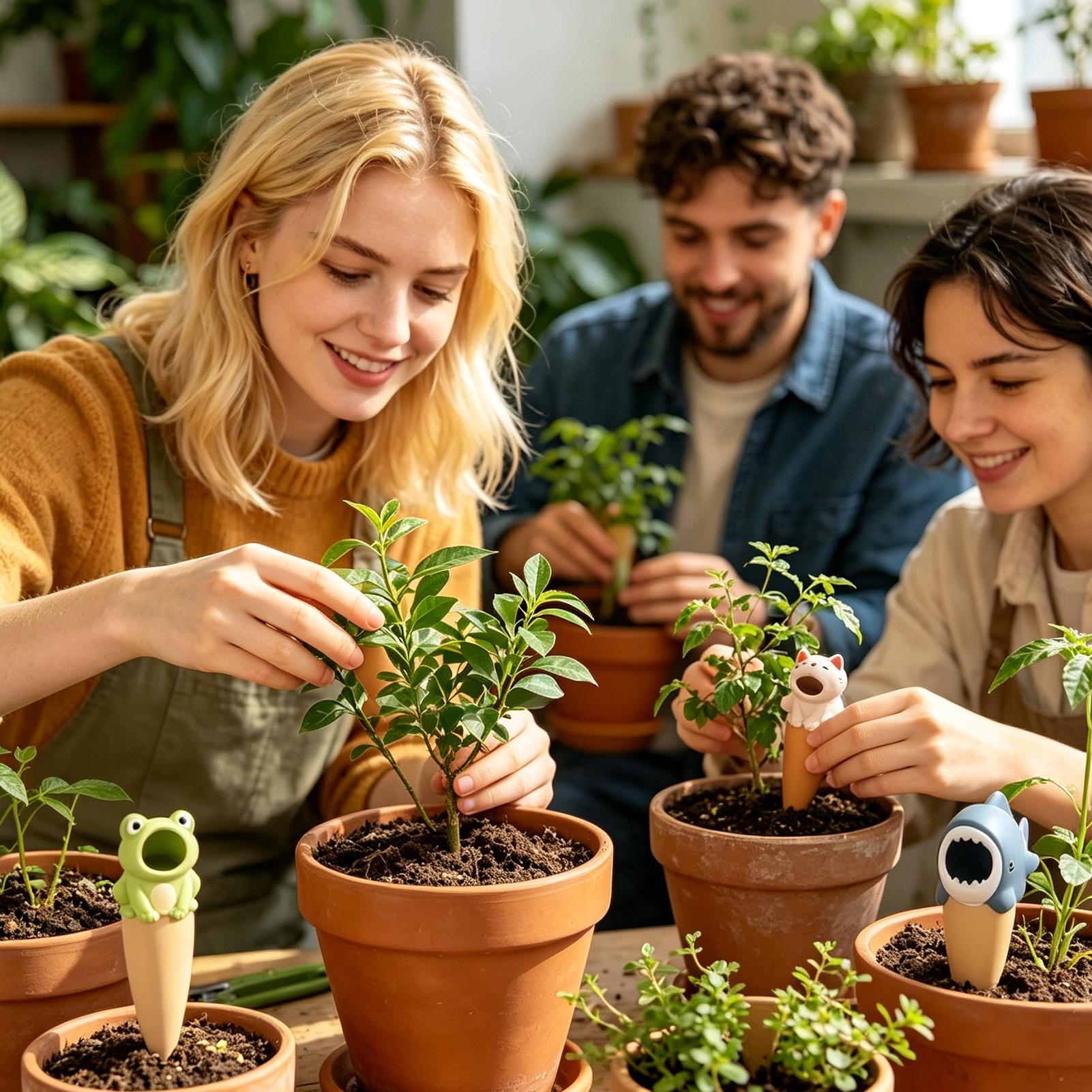 ลูกบอลรดน้ำต้นไม้ 6 ชิ้น แบบอั - Automatic Plant Waterer บทวิจารณ์และราคา