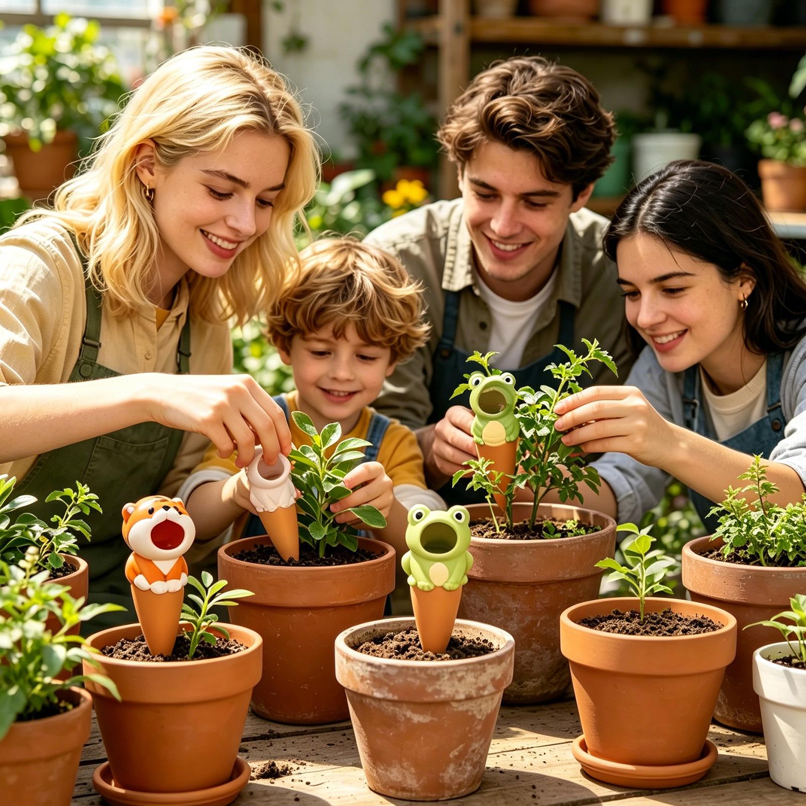 ลูกบอลรดน้ำต้นไม้ 6 ชิ้น แบบอั - Automatic Plant Waterer บทวิจารณ์และราคา