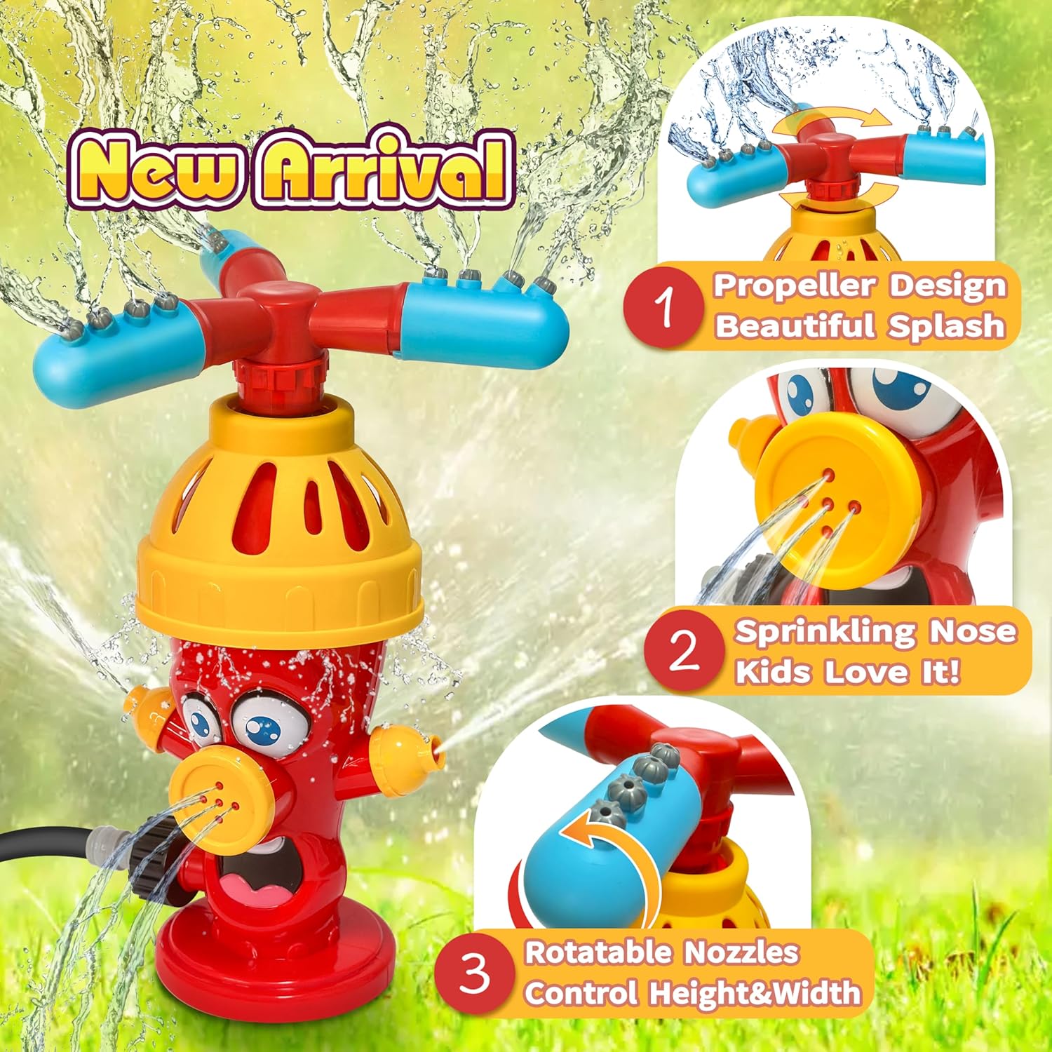 ของเล่นพ่นน้ำรูปหัวจ่ายน้ำดับเ - Gardening Tools Cartoon บทวิจารณ์และราคา