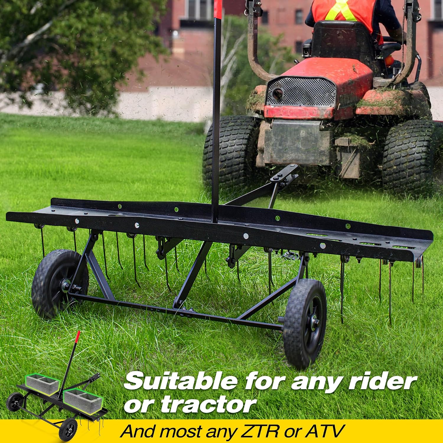 อุปกรณ์คราดพรวนดินแบบลากจูงสำห - Gardening Tools And Equipment บทวิจารณ์และราคา