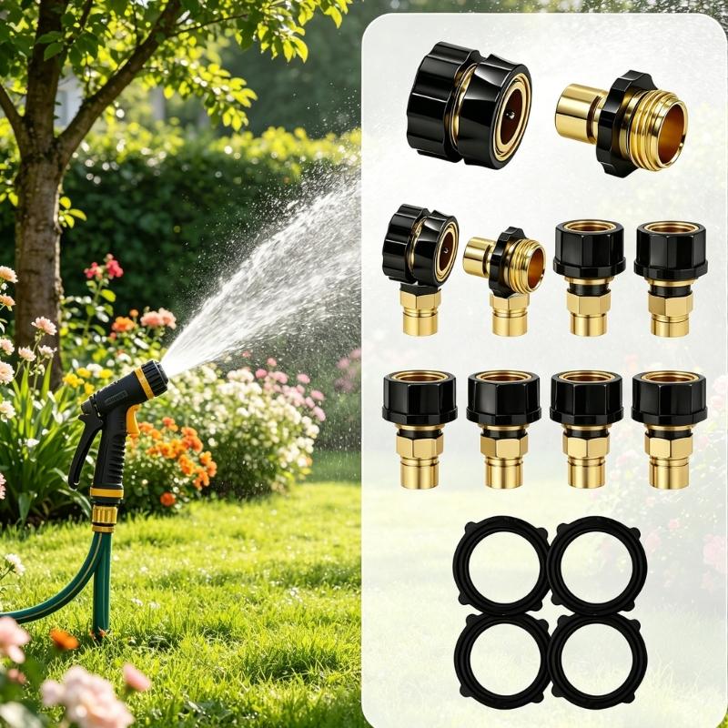R9UF 4 ชิ้น/แพ็คตัวเชื่อมต่อท่ - Gardening Tools Needed บทวิจารณ์และราคา