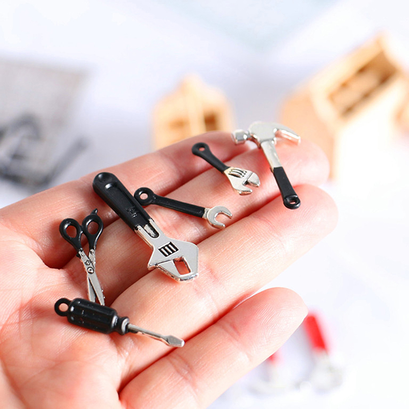 3/4/5/6Pcs Dollhouse Miniature - Gardening Tools Shop บทวิจารณ์และราคา