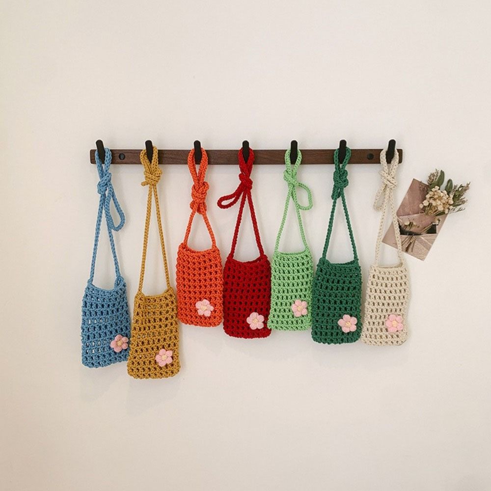 กระเป๋าสะพายข้างลายดอกไม้ถักน่ - Outdoor Planting Bag บทวิจารณ์และราคา