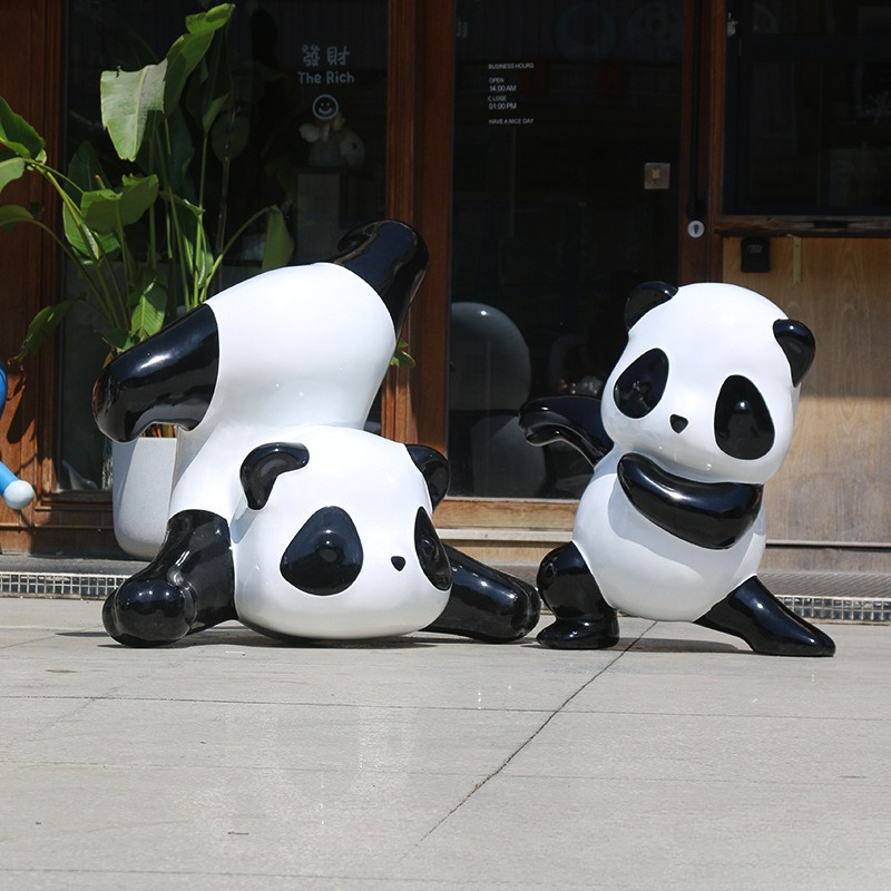 ประติมากรรมแพนด้าจำลอง ของตกแต - Gardening Tools Cartoon บทวิจารณ์และราคา