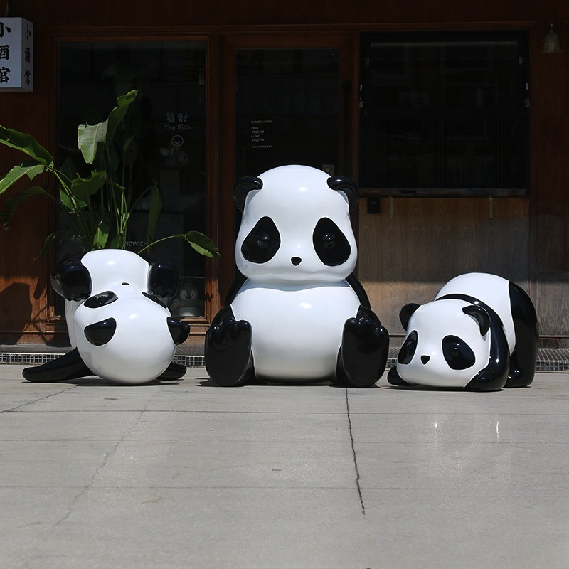 ประติมากรรมแพนด้าจำลอง ของตกแต - Gardening Tools Cartoon บทวิจารณ์และราคา