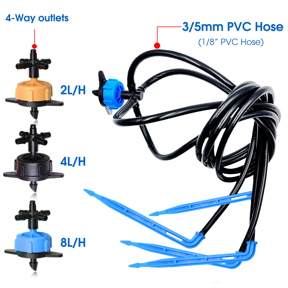 10 ชุด 2/4/8L/H Bend Arrow หยด - Root Watering Spike บทวิจารณ์และราคา