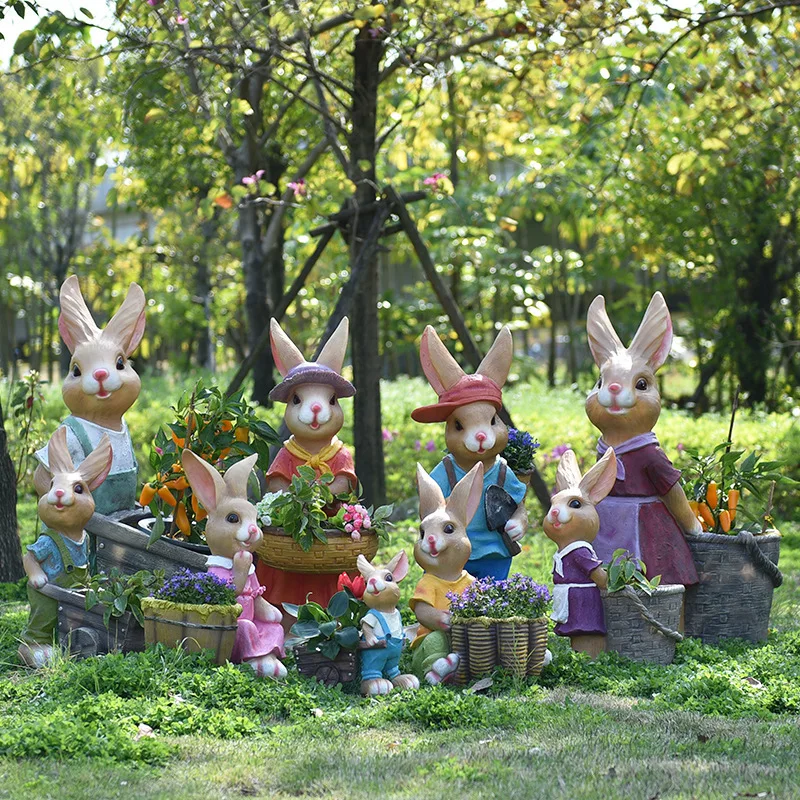 กระถางต้นไม้รูปกระต่ายการ์ตูน  - Gardening Tools Cartoon บทวิจารณ์และราคา