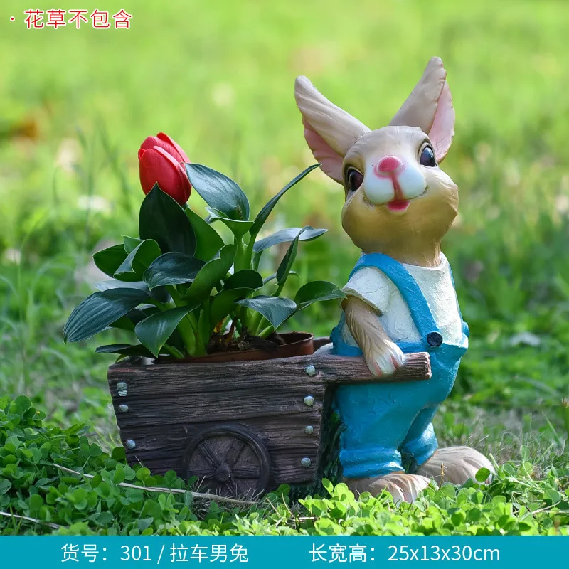 กระถางต้นไม้รูปกระต่ายการ์ตูน  - Gardening Tools Cartoon บทวิจารณ์และราคา